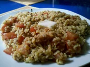 Vegetarisch: Bulgurtopf mit Tomaten - Rezept
