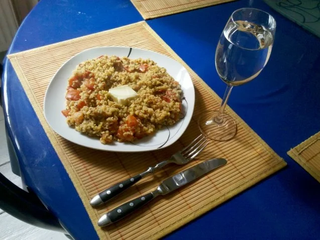 Rezept: Vegetarisch: Bulgurtopf mit Tomaten Bild Nr. 6 Vegetarisch: Bulgurtopf mit Tomaten - Rezept - Bild Nr. 6