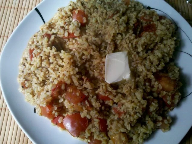 Rezept: Vegetarisch: Bulgurtopf mit Tomaten Bild Nr. 8 Vegetarisch: Bulgurtopf mit Tomaten - Rezept - Bild Nr. 8