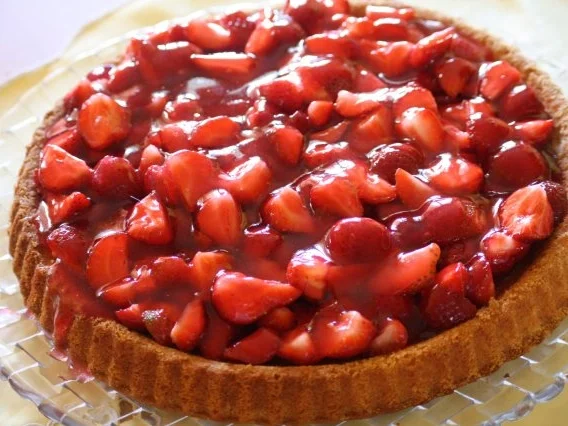 Rezept: Erdbeerkuchen Erdbeerkuchen - Rezept