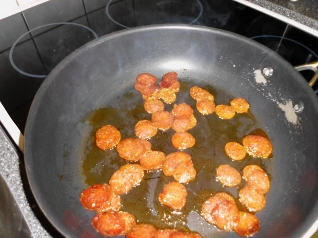 Hähnchen mit scharfem Paprikaknacker in einer Kresse-Basilikum-Rahmsauce - Rezept - Bild Nr. 6