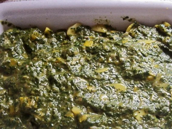 Kartoffel-Spinat-Gratin mit Gorgonzola und Tomaten - Rezept - Bild Nr. 7