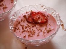 Erdbeermousse - Rezept