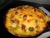 Nudelhähnchenauflauf überbacken - Rezept