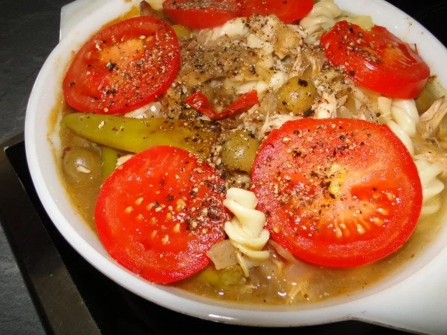 Rezept: Nudelhähnchenauflauf überbacken Bild Nr. 7 Nudelhähnchenauflauf überbacken - Rezept - Bild Nr. 7