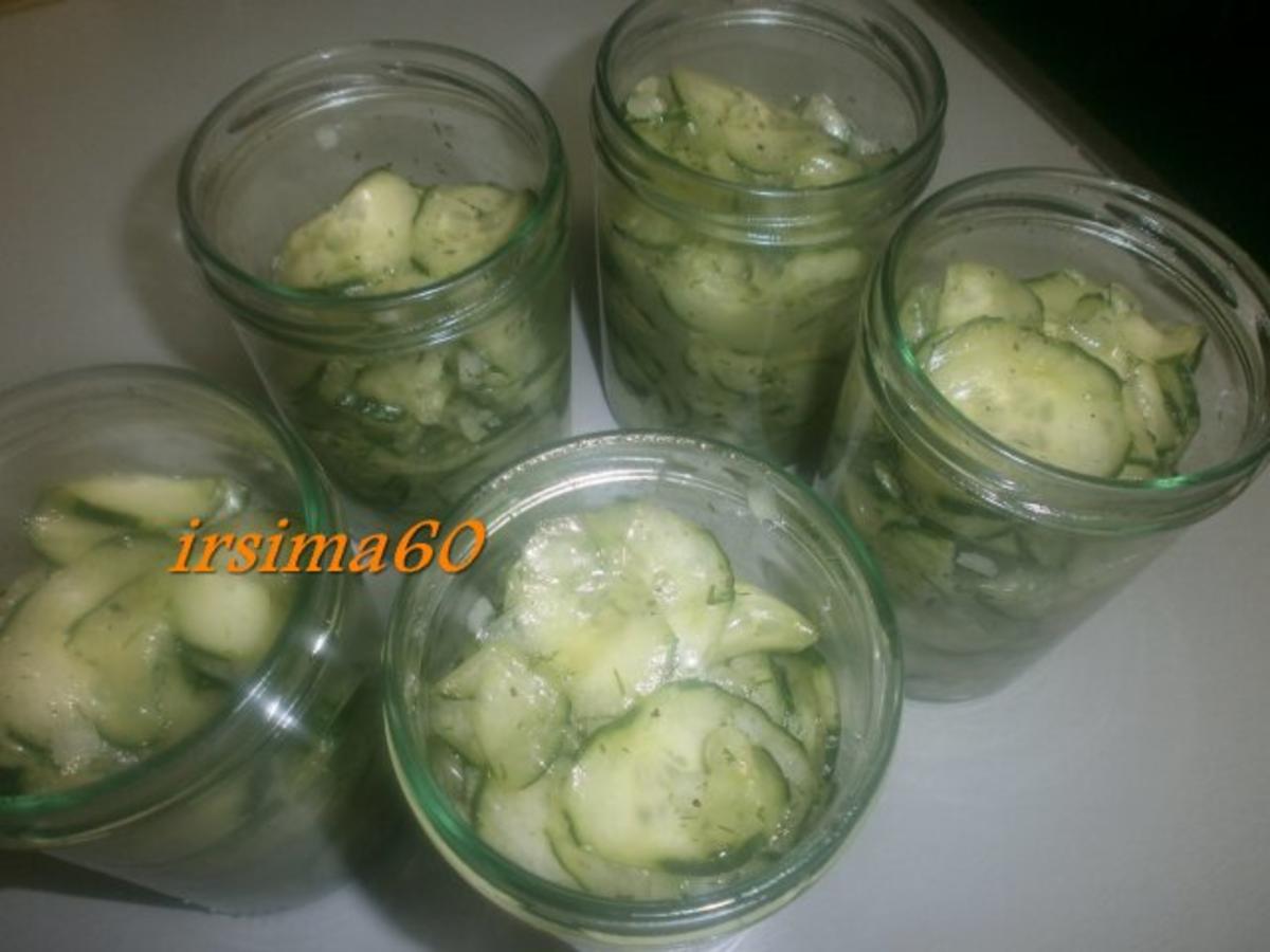 Gurkensalat eingekocht - Rezept - Bild Nr. 7