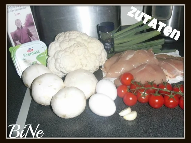 Rezept: BiNe` S HÆHNCHENFILET - BLUMENKOHLAUFLAUF Bild Nr. 2 BiNe` S HÆHNCHENFILET - BLUMENKOHLAUFLAUF - Rezept - Bild Nr. 2