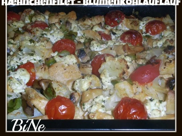 Rezept: BiNe` S HÆHNCHENFILET - BLUMENKOHLAUFLAUF Bild Nr. 12 BiNe` S HÆHNCHENFILET - BLUMENKOHLAUFLAUF - Rezept - Bild Nr. 12