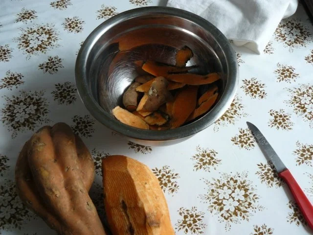 Rezept: Rosmarinkartoffeln von Süßkartoffel Bild Nr. 2 Rosmarinkartoffeln von Süßkartoffel - Rezept - Bild Nr. 2