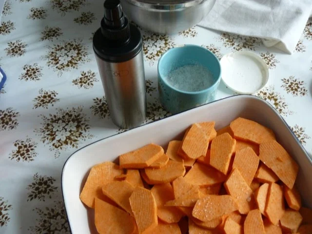 Rezept: Rosmarinkartoffeln von Süßkartoffel Bild Nr. 3 Rosmarinkartoffeln von Süßkartoffel - Rezept - Bild Nr. 3