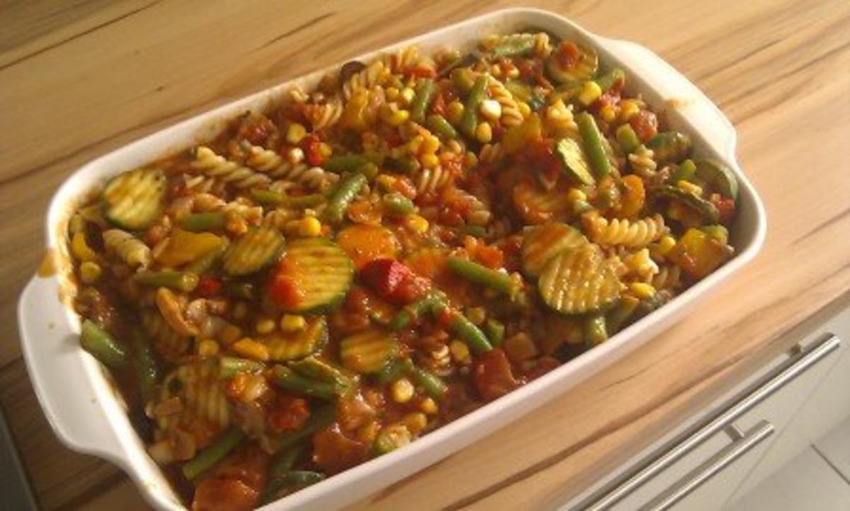 "Italienischer" Nudelauflauf - Rezept