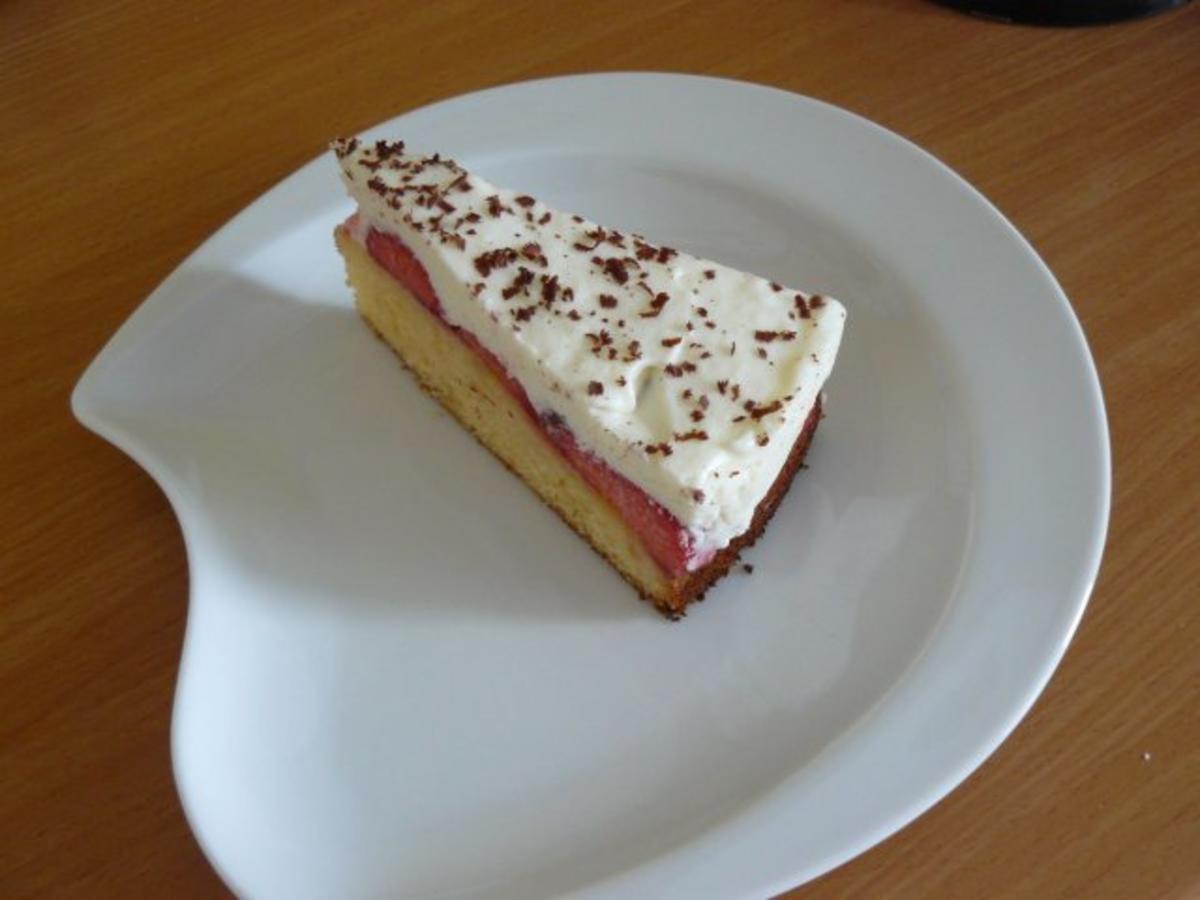 Bilder für Sahnequarktorte mit Erdbeeren - Rezept