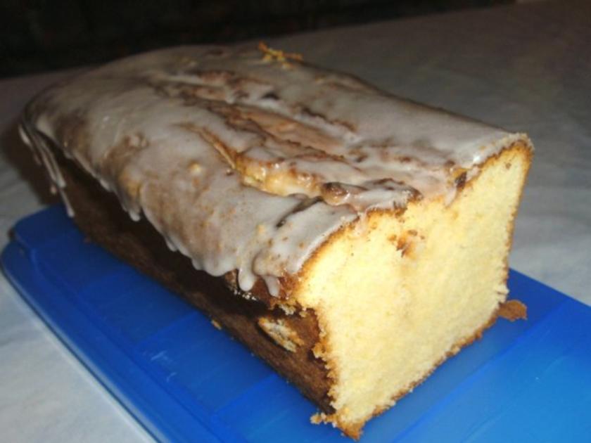 Sandkuchen mit leichtem Zitronenaroma und herrlich fluffig ...