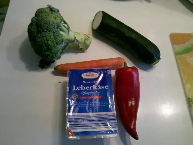 Fleisch: Bratgemüse mit Leberkäse - Rezept - Bild Nr. 2