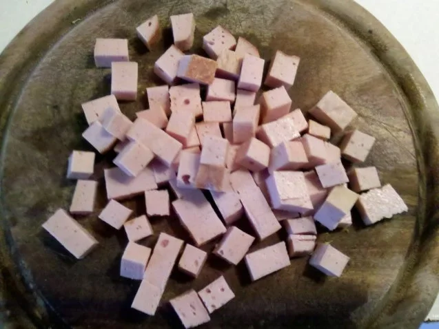 Fleisch: Bratgemüse mit Leberkäse - Rezept - Bild Nr. 4