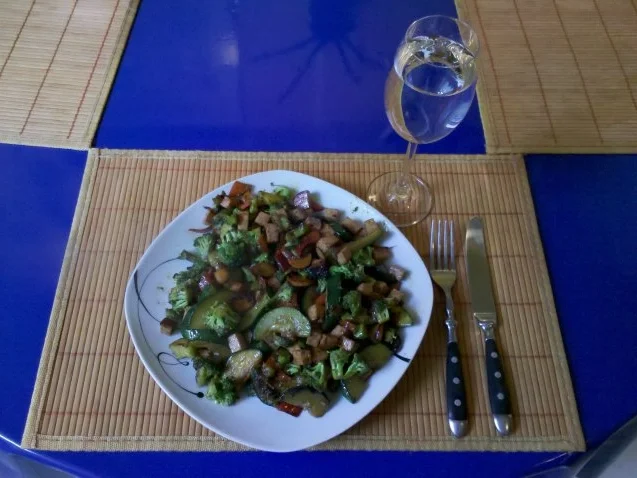 Fleisch: Bratgemüse mit Leberkäse - Rezept - Bild Nr. 7