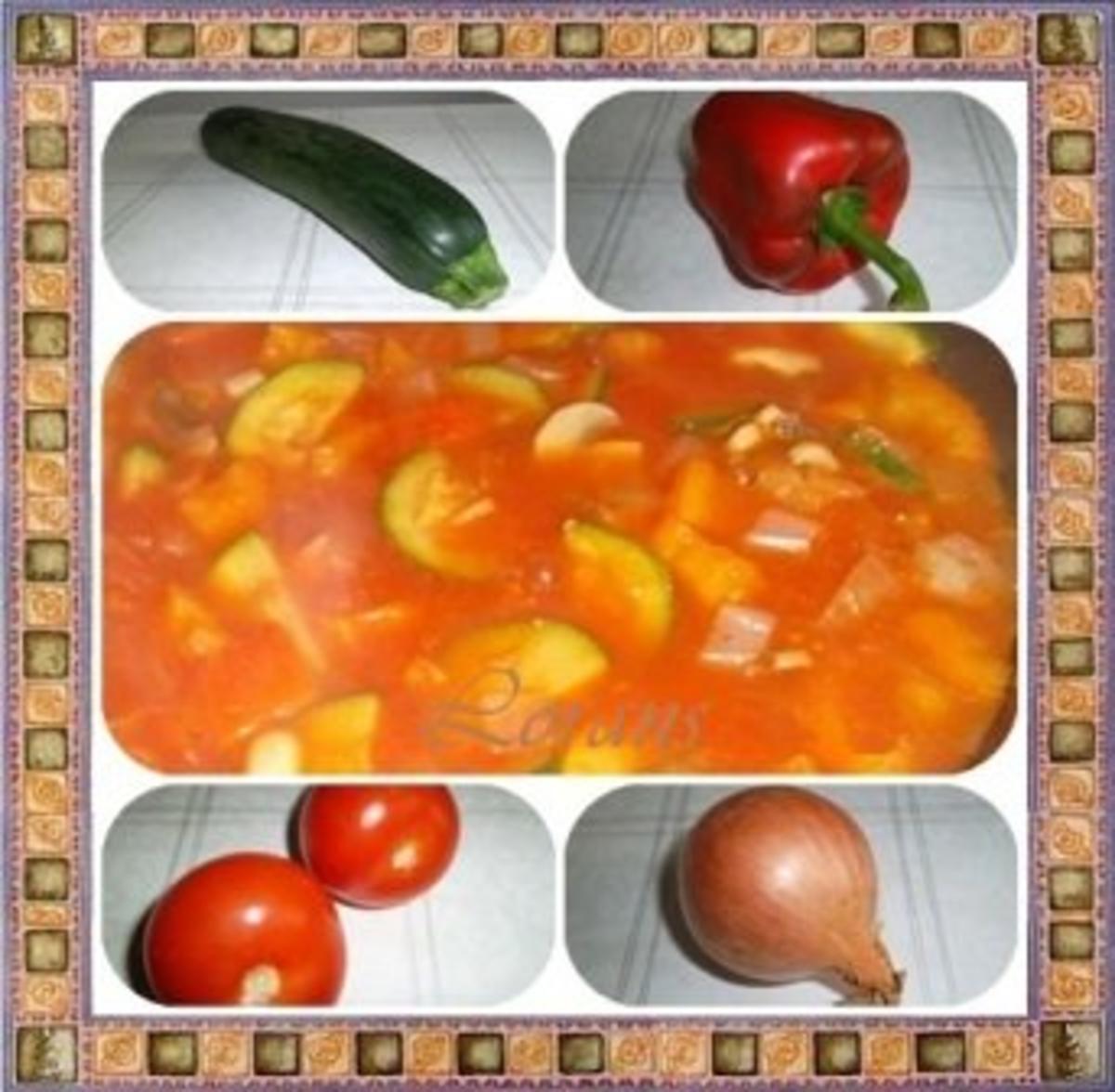 `❀´ Gefüllte Zucchiniröllchen und  buntes Gemüse `❀´ - Rezept - Bild Nr. 7