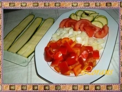 Rezept: `❀´ Gefüllte Zucchiniröllchen und buntes Gemüse `❀´ Bild Nr. 6 `❀´ Gefüllte Zucchiniröllchen und buntes Gemüse `❀´ - Rezept - Bild Nr. 6