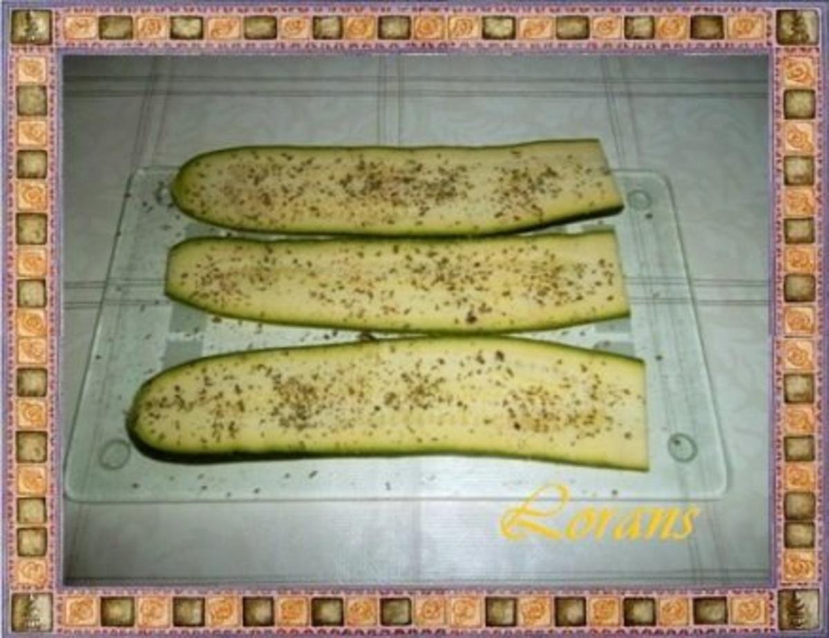 `❀´ Gefüllte Zucchiniröllchen und  buntes Gemüse `❀´ - Rezept - Bild Nr. 4