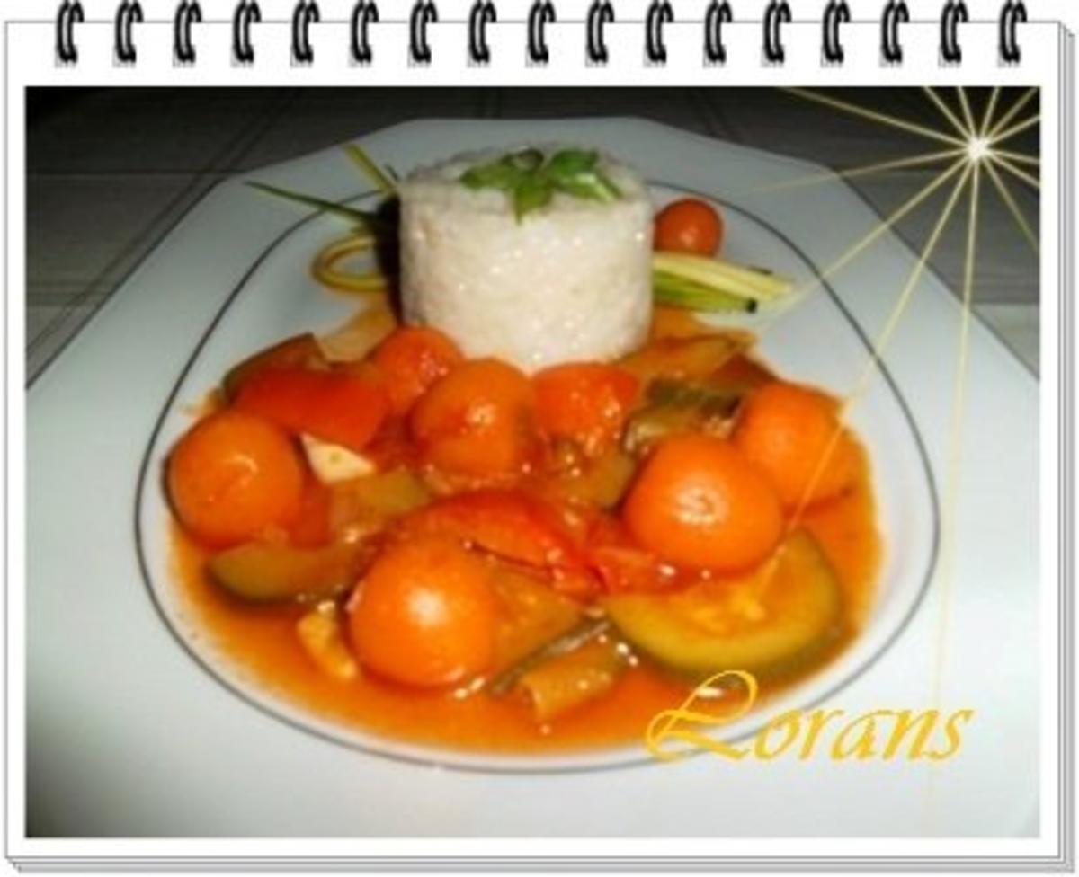 ❀ Buntes Gemüse und Risotto Reistürmchen dazu ❀ - Rezept - Bild Nr. 10