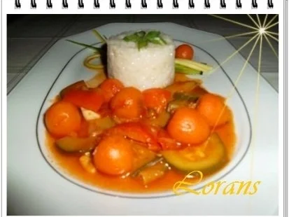 ❀ Buntes Gemüse und Risotto Reistürmchen dazu ❀ - Rezept - Bild Nr. 10