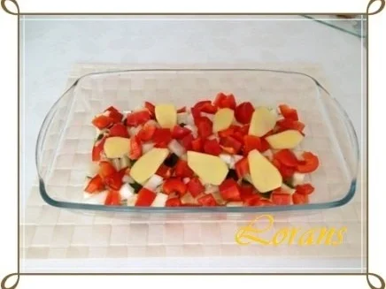 ❈ Schweinemedaillons im Speckmantel  auf einem Gemüsebett ❈ - Rezept - Bild Nr. 8