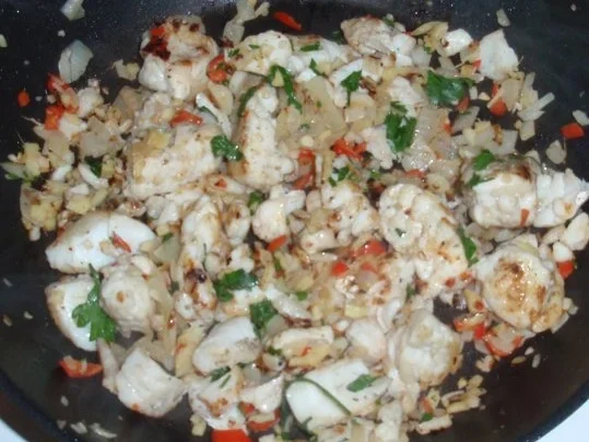 Rezept: Pikant scharfes Zanderfilet mit Bratkartoffeln Bild Nr. 8 Pikant scharfes Zanderfilet mit Bratkartoffeln - Rezept - Bild Nr. 8