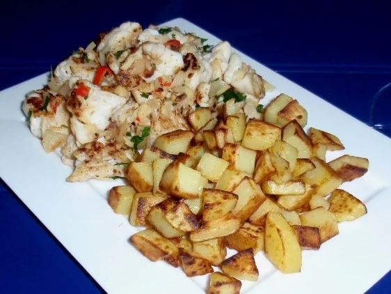 Rezept: Pikant scharfes Zanderfilet mit Bratkartoffeln Bild Nr. 9 Pikant scharfes Zanderfilet mit Bratkartoffeln - Rezept - Bild Nr. 9