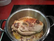 Schulterbraten an Kartoffelstreifen und Erbsen à la Biggi - Rezept - Bild Nr. 8