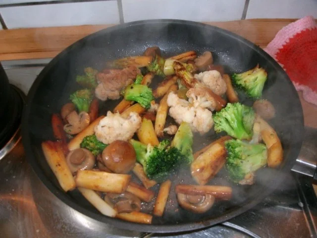 Gemüse in Käsesosse mit Kasselerlachsen und Gnocchi - Rezept - Bild Nr. 5