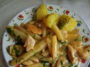 Hähnchenfilet in Spargelsosse - Rezept