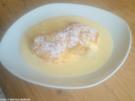 Grießauflauf mit Rhabarber - Rezept