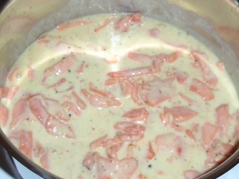 Rezept: Pasta mit Räucherlachssahnesoße Bild Nr. 6 Pasta mit Räucherlachssahnesoße - Rezept - Bild Nr. 6