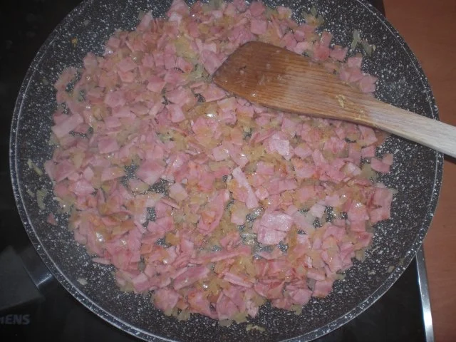 Blumenkohl mit Schinkensoße und Kartoffeln - Rezept - Bild Nr. 6