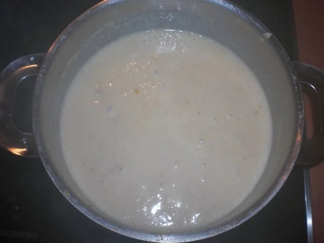 Blumenkohl mit Schinkensoße und Kartoffeln - Rezept - Bild Nr. 8