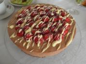 Mascarponetorte mit viiiiiel Schokolade und Erdbeeren - Rezept