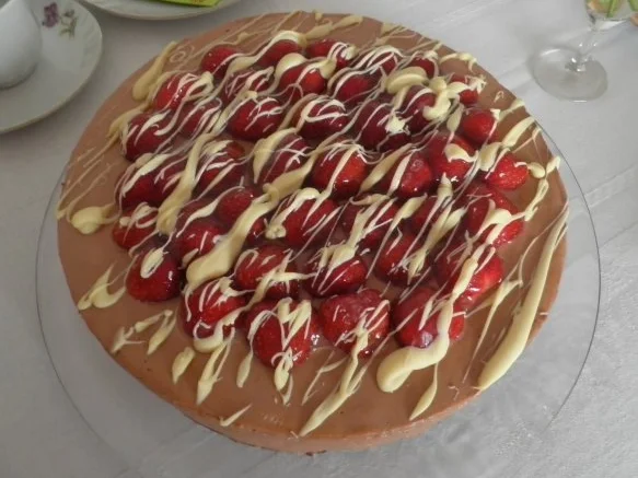 Mascarponetorte mit viiiiiel Schokolade und Erdbeeren - Rezept - Bild Nr. 23