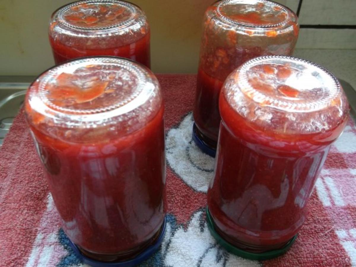 Erdbeer Rhabarber Marmelade mit Vanille - schnell &amp; einfach - von conny60
