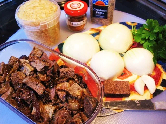 Rezept: Lebergulasch Bild Nr. 2 Lebergulasch - Rezept - Bild Nr. 2