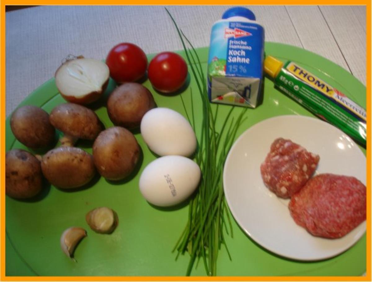 Omelett mit Champignons - Rezept - Bild Nr. 2