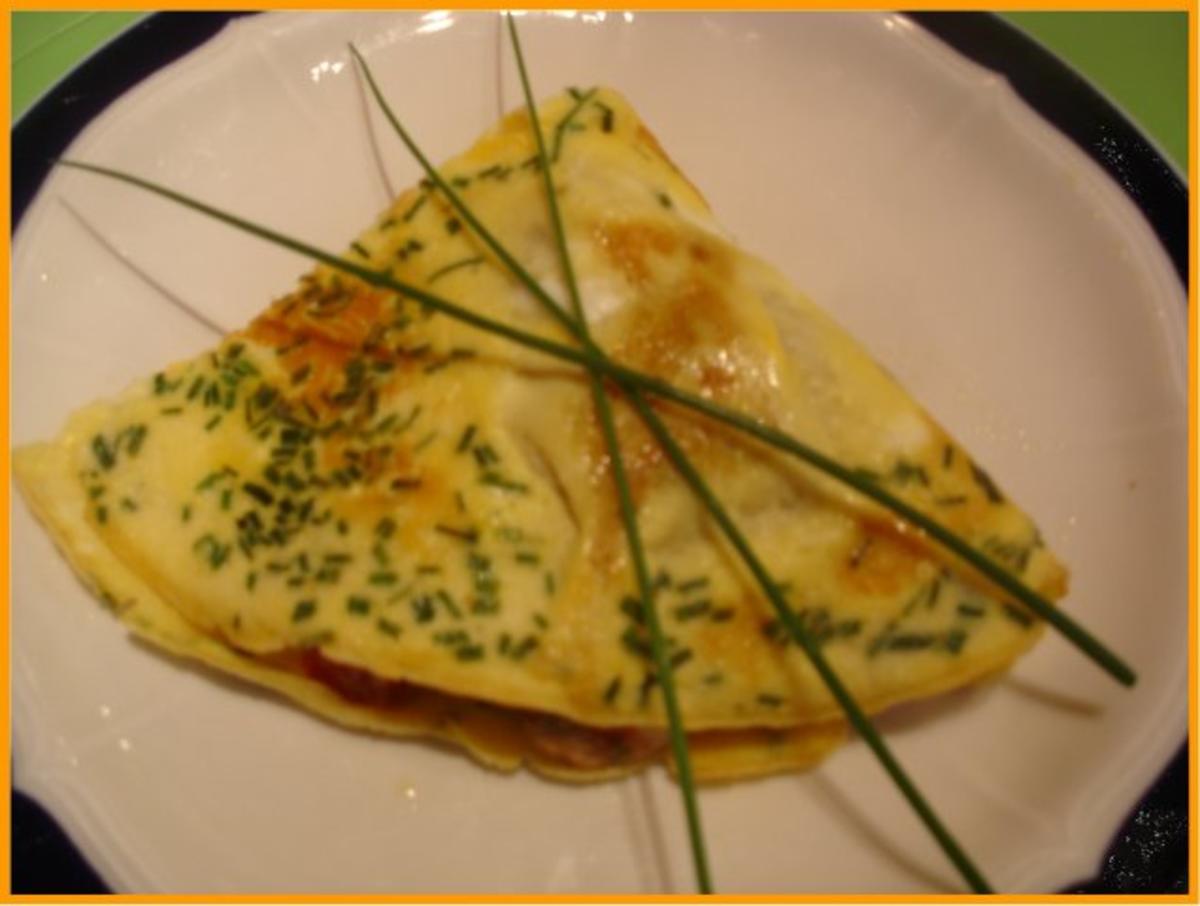 Omelett mit Champignons - Rezept
