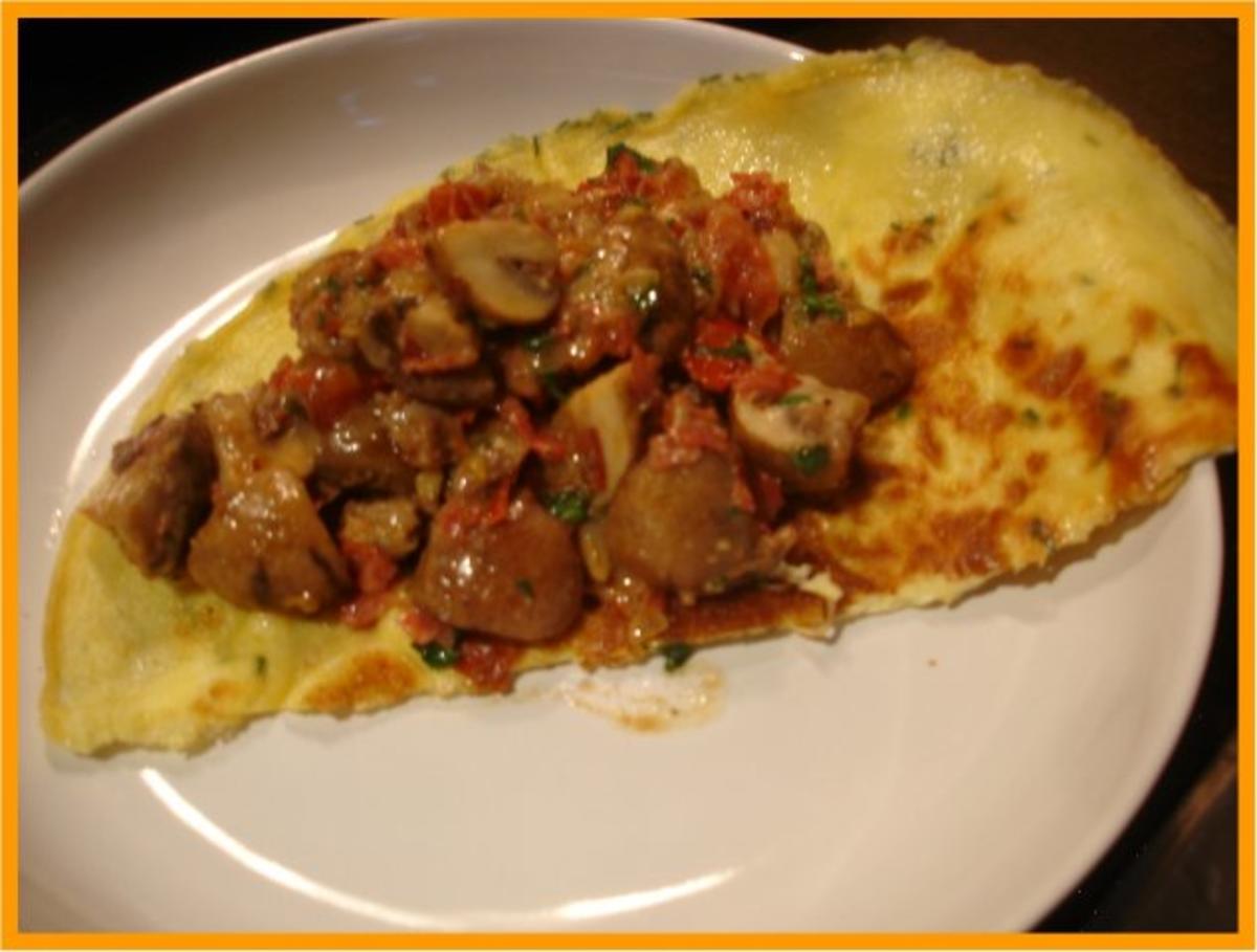 Omelett mit Champignons - Rezept - Bild Nr. 16