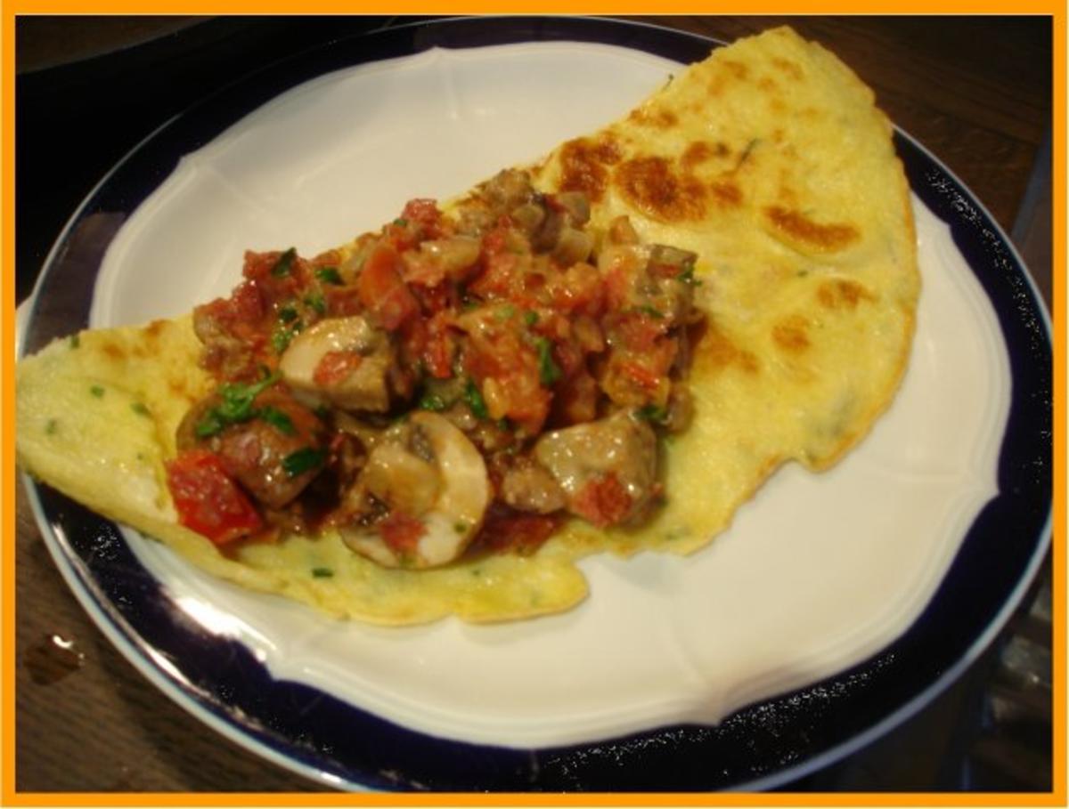 Omelett mit Champignons - Rezept - Bild Nr. 15