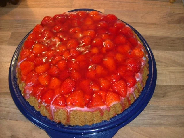 Erdbeerkuchen mit Mascarpone - Rezept