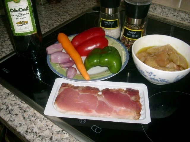 Rezept: Fruchtige Hähnchenspieße mit Apfel-Curry-Dip>> Bild Nr. 4 Fruchtige Hähnchenspieße mit Apfel-Curry-Dip>> - Rezept - Bild Nr. 4