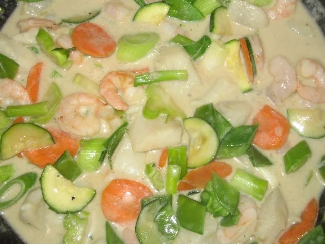 Grünes Fischcurry - Rezept