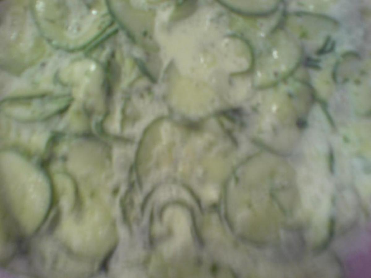 cremiger gurkensalat - Rezept - Bild Nr. 5