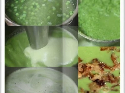 Erbsenschaumsuppe mit karamelisiertem Bacon - Rezept - Bild Nr. 16