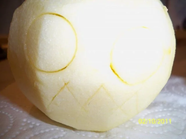 halloween:appelschrumpköppe - Rezept - Bild Nr. 8