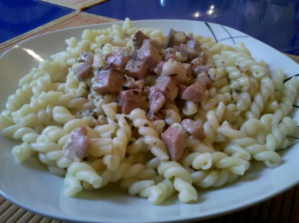 Nudeln: Pasta mit Kernschinken-Soße - Rezept - kochbar.de